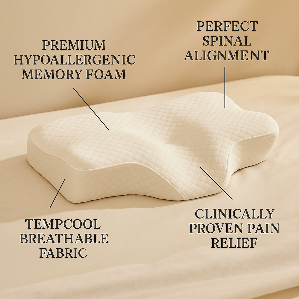 Ergonomic Contour Pillow
